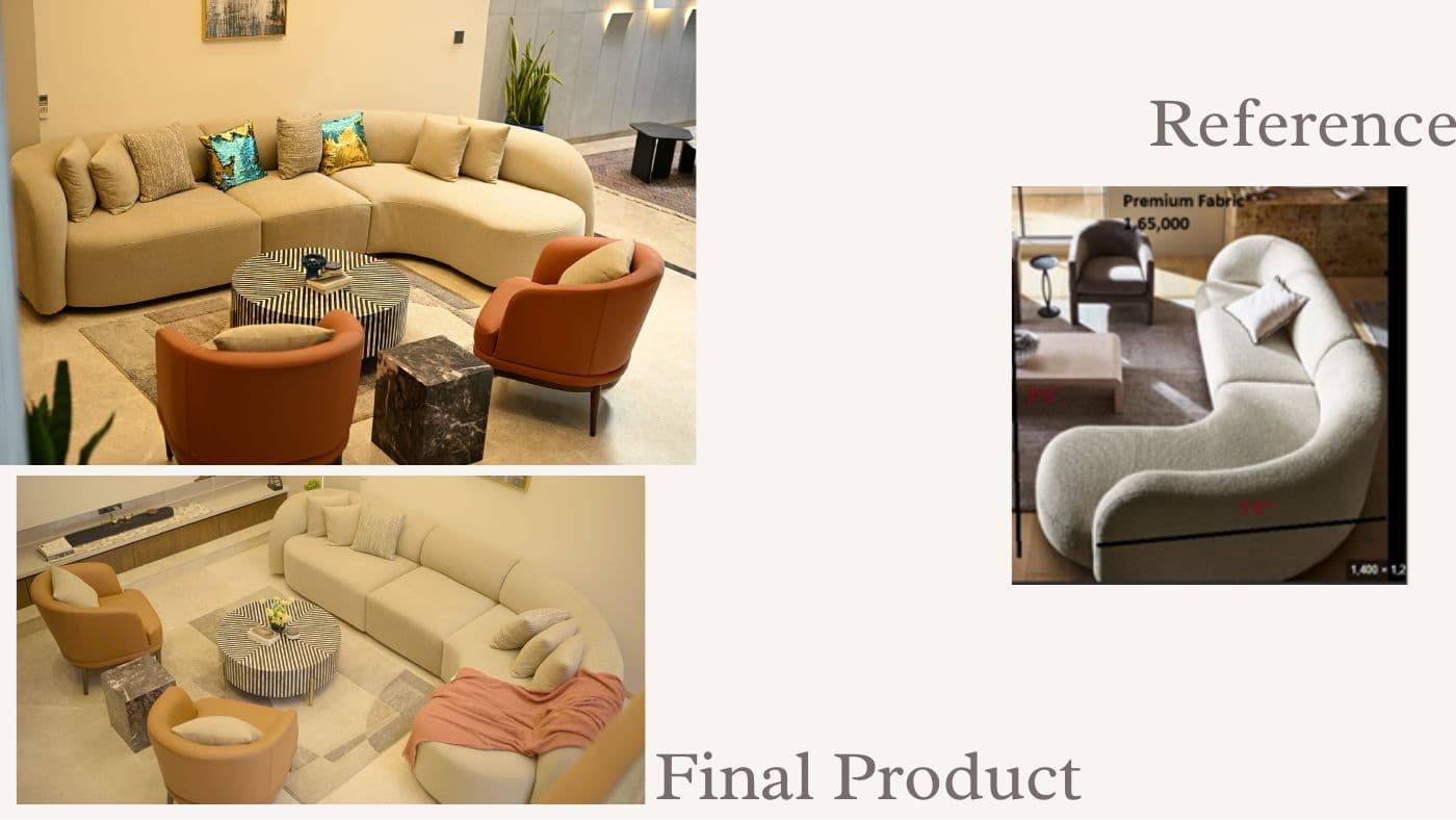 Custom furniture reference and final product 20