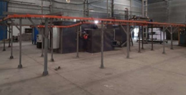 Conveyorised Powder Coating System — OSIMIRI in-house metal machinery